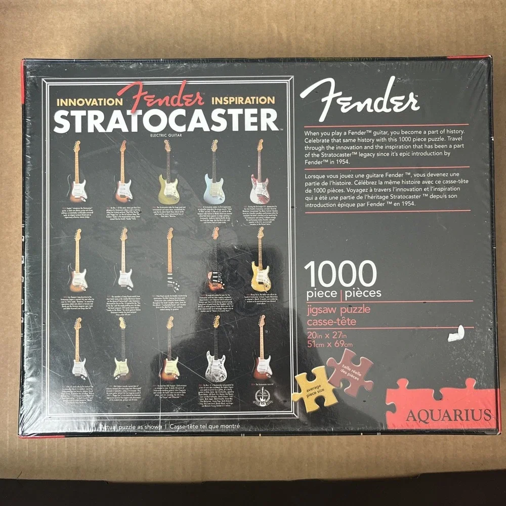 Fender Stratocaster Guitar 1000 piece Jigsaw Puzzle 20